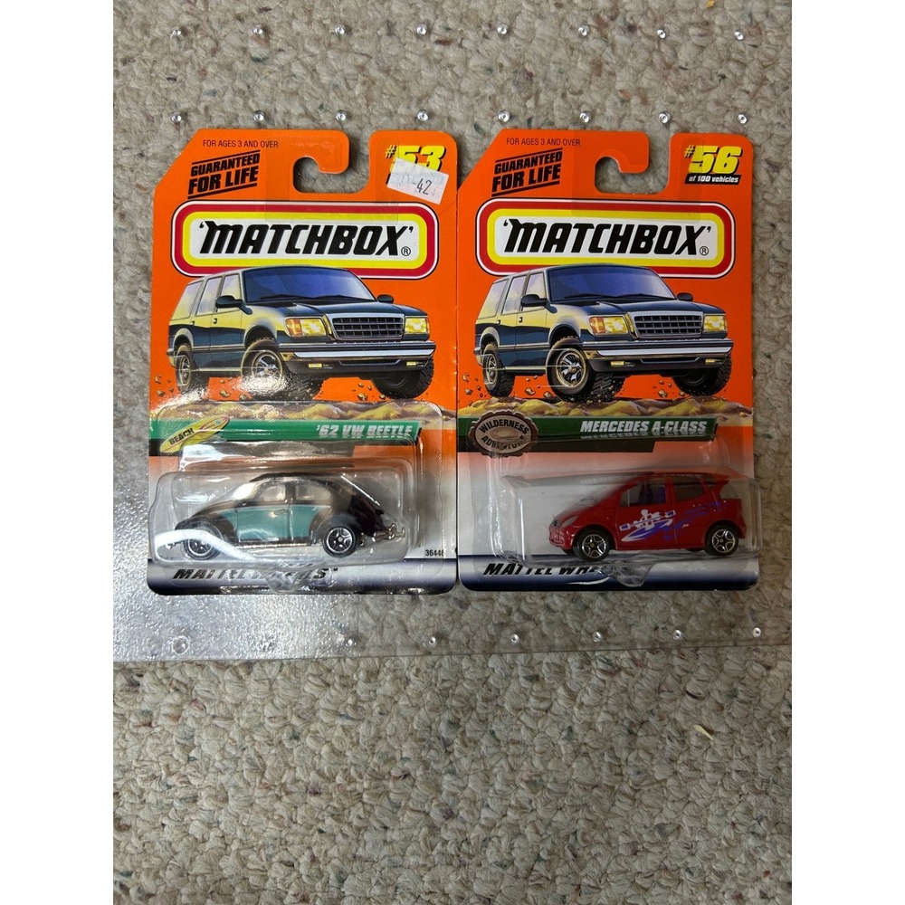 Matchbox '62 VW‎ Beetle & Mercedes A-Class Wilderness Collection Series